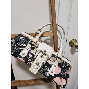 Nine West Vintage Floral Purse Colourful pink Flowers